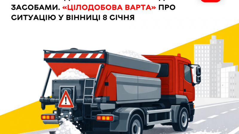 «Цілодобова варта» повідомляє про роботу комунальних служб Вінниці сьогодні