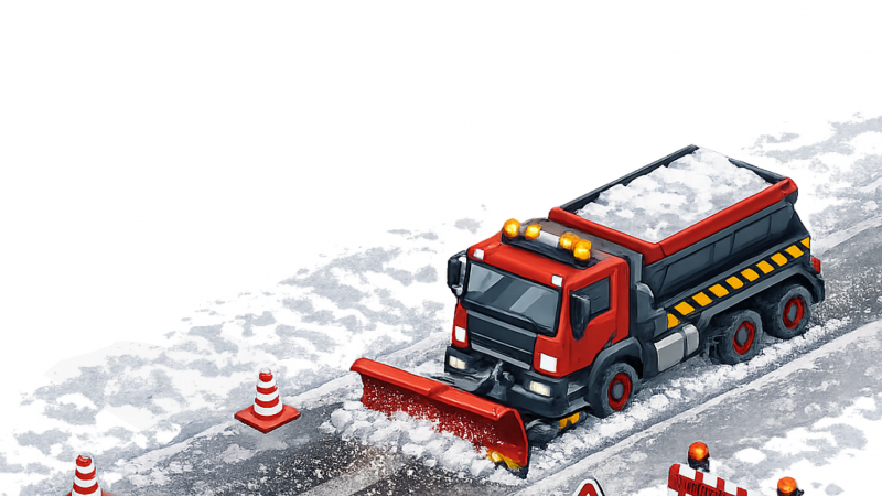 Розчищення снігу триває. «Цілодобова варта» про роботу комунальних служб Вінниці сьогодні