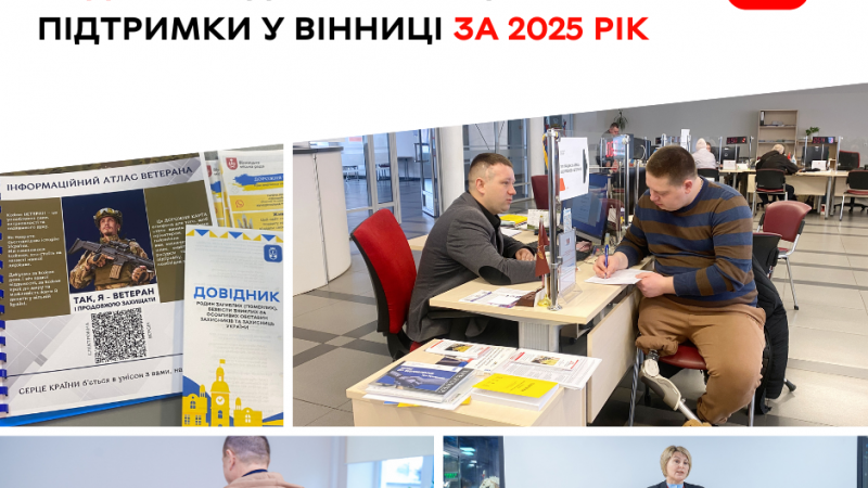 У Вінниці підбили підсумки соціальної підтримки захисників та їхніх родин за 2025 рік