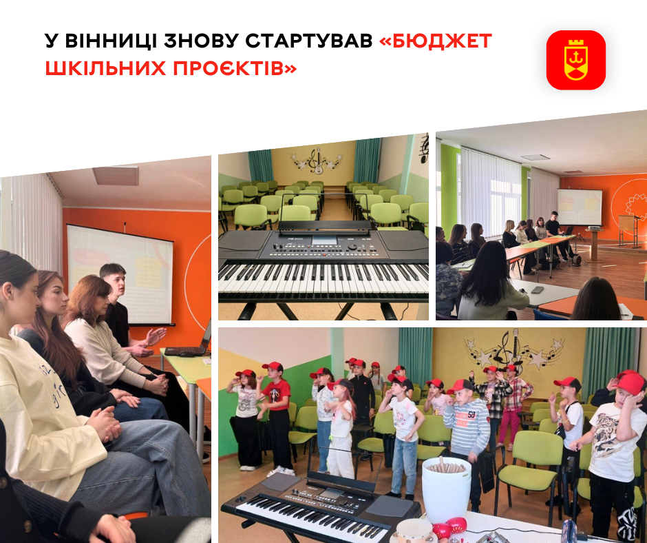 У місті знову оголосили конкурс «Бюджет шкільних проєктів»