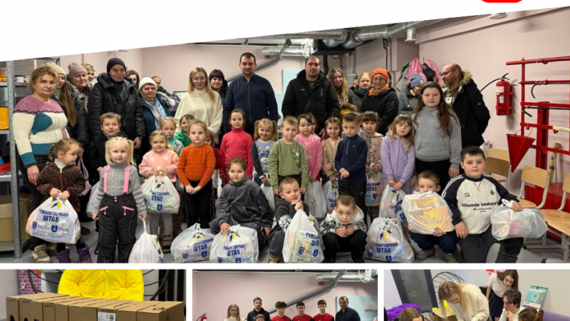Турбота без кордонів: малечі Балаклії передали подарунки з Вінниці