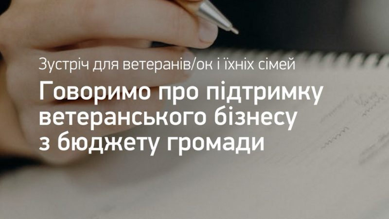 Порядок отримання ваучера на відкриття бізнесу для ветеранів та членів їхніх сімей