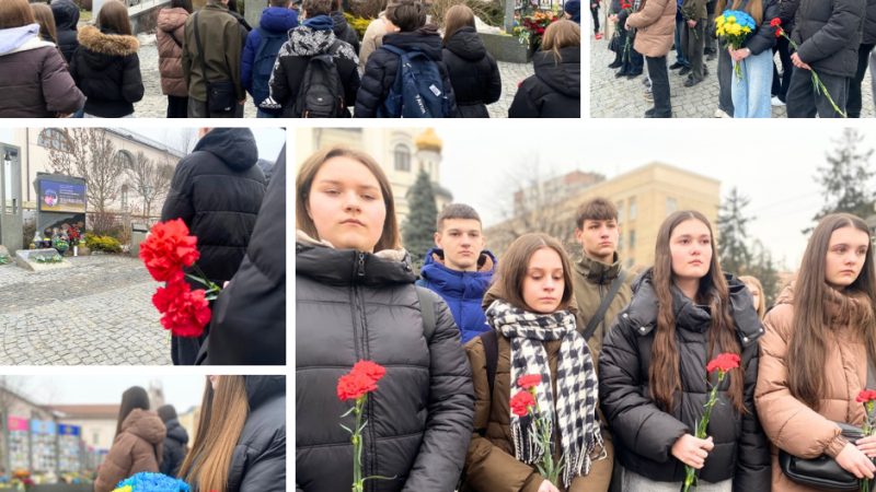 У Вінниці вшанували пам’ять випускників шкіл, які загинули через війну