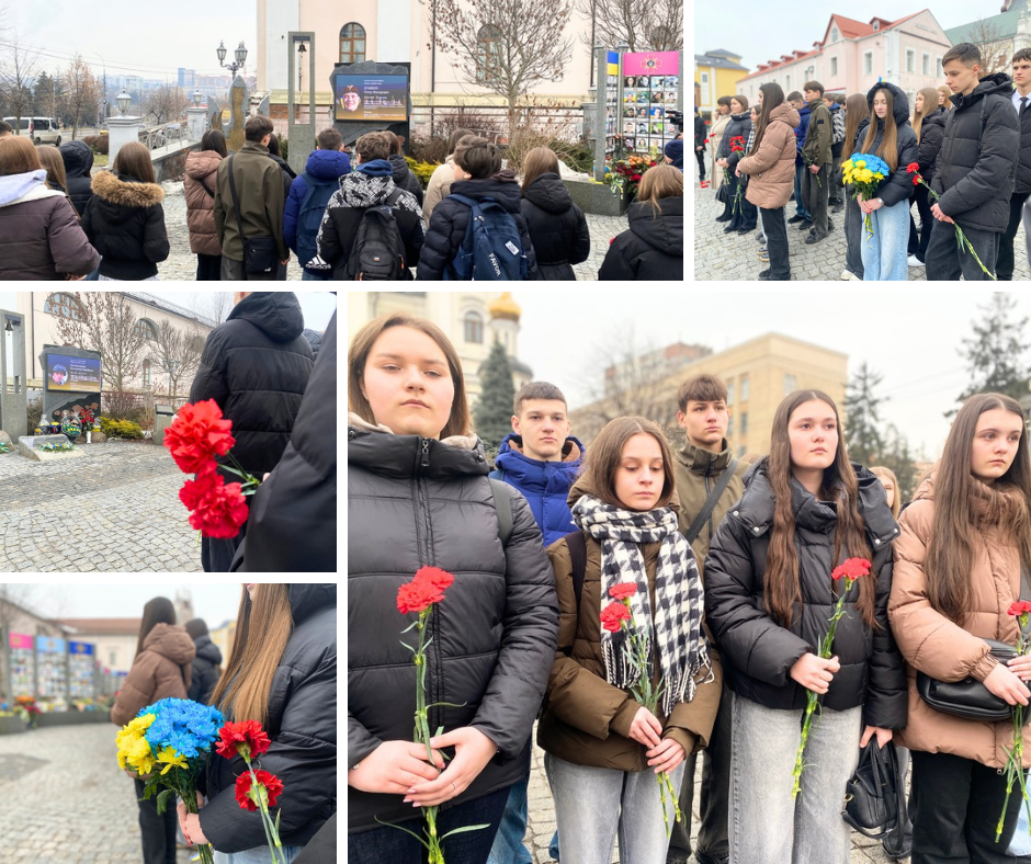 У Вінниці вшанували пам’ять випускників шкіл, які загинули через війну