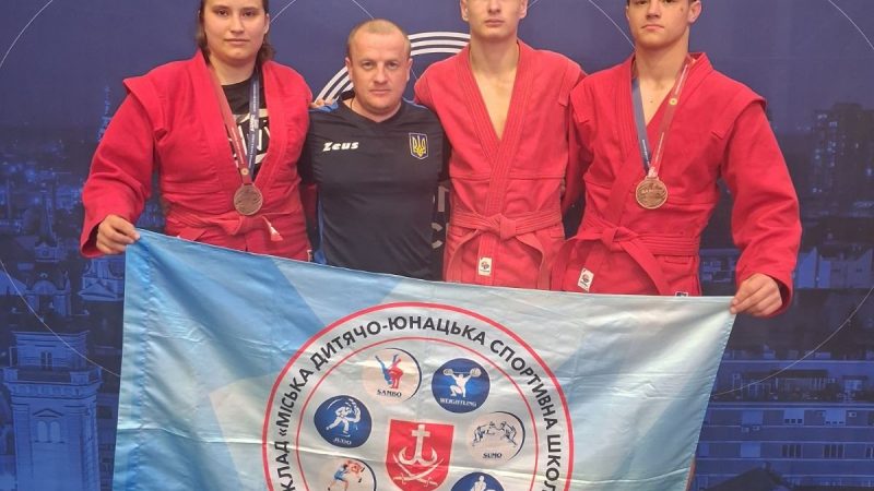 Спортсмени Вінницької МДЮСШ №5 здобули дві бронзові нагороди на чемпіонаті Європи з самбо