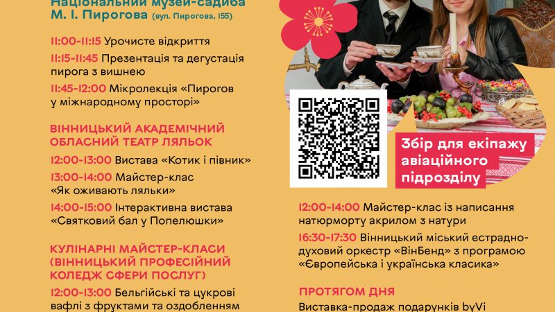 Жителів Вінниці запрошують на «Пироговський пікнік»