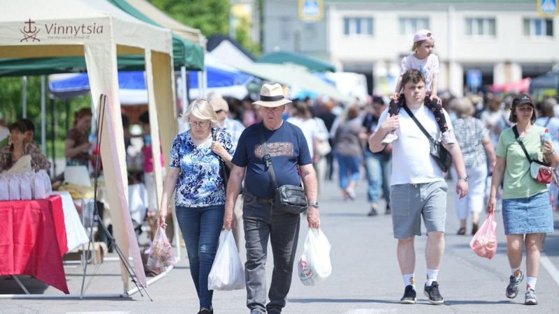 Регіональний ярмарок у Вінниці за вихідні зібрав понад 22 тисячі відвідувачів