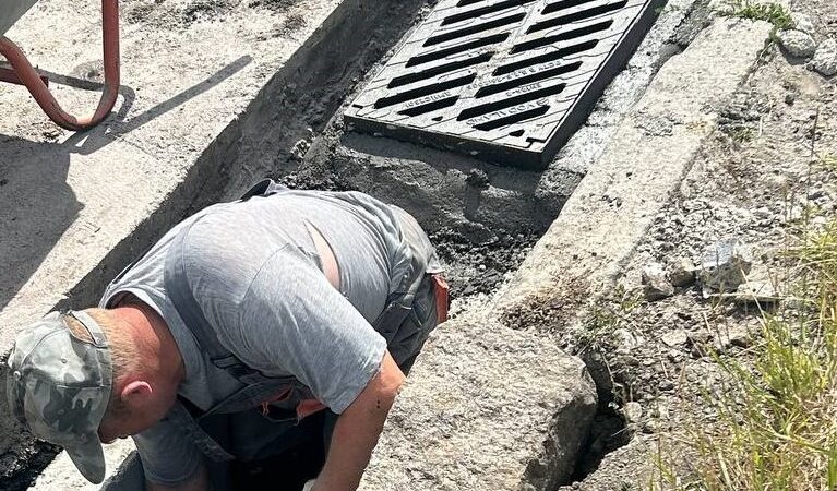 У Вінниці облаштували ще 12 зливоприймачів, розширивши мережу дощової каналізації