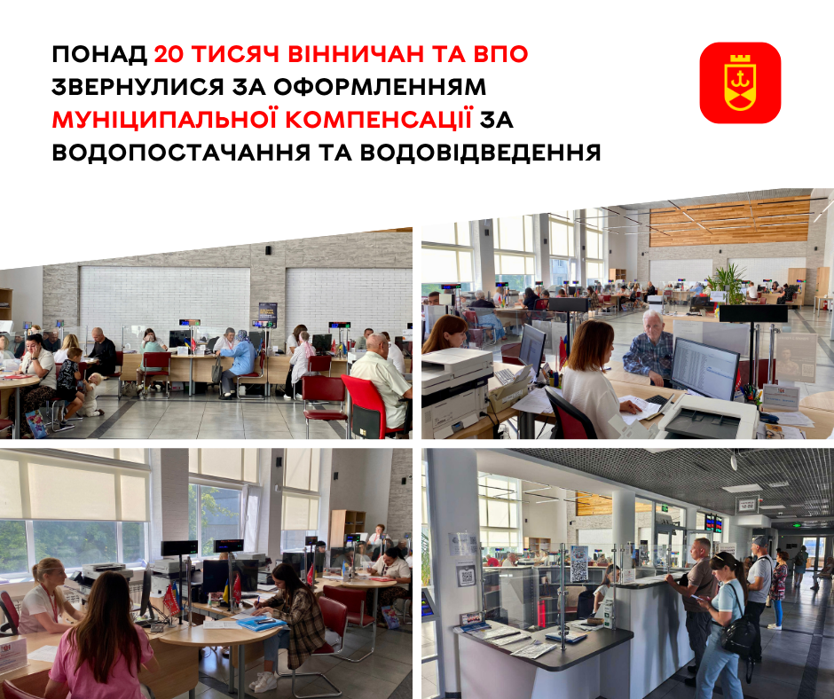 Понад 20 тисяч мешканців скористалися муніципальною компенсацією за водопостачання та водовідведення