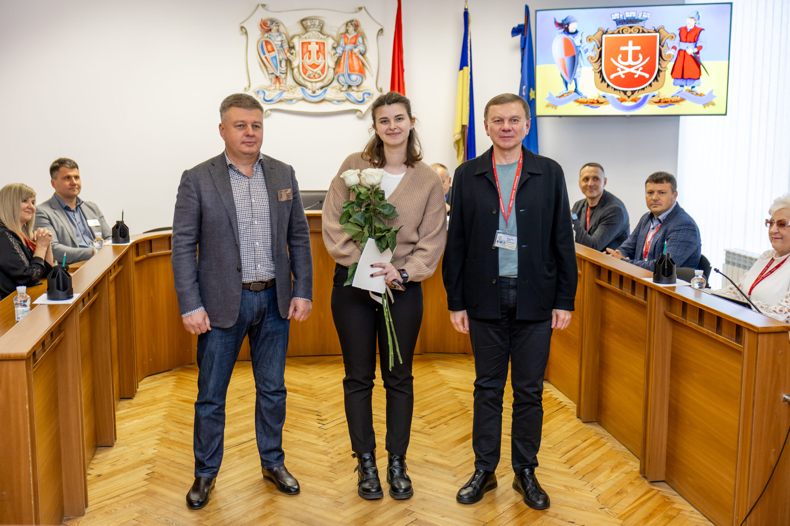Син-первісток на День міста: родину Клименків із Вінниці привітали від громади