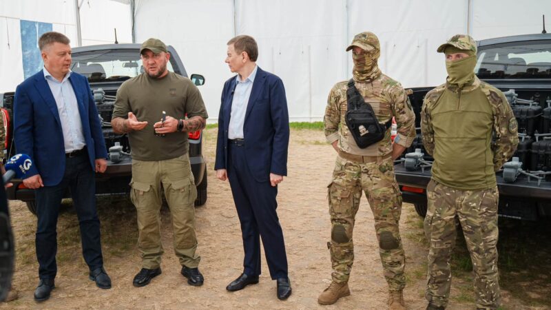 «Артан» отримав від Вінниці два автомобілі та 20 квадрокоптерів DJI Matrice — це вже 13-та передача техніки