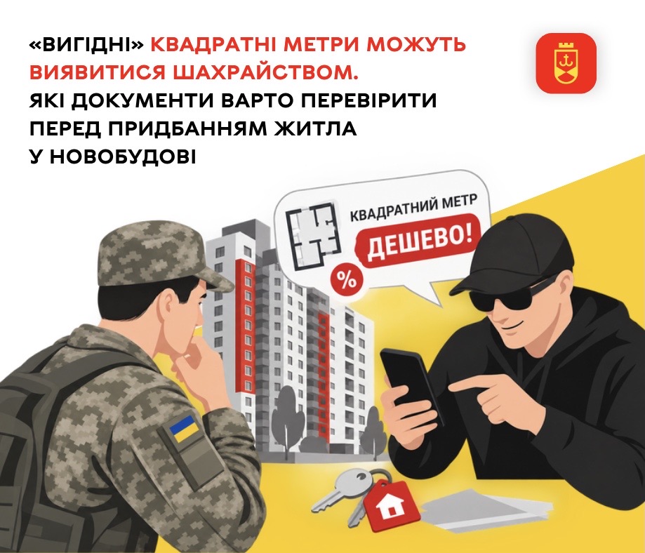 Завдаток за «пільгову» квартиру: військовим і ветеранам у Вінниці радять сім етапів перевірки новобудови