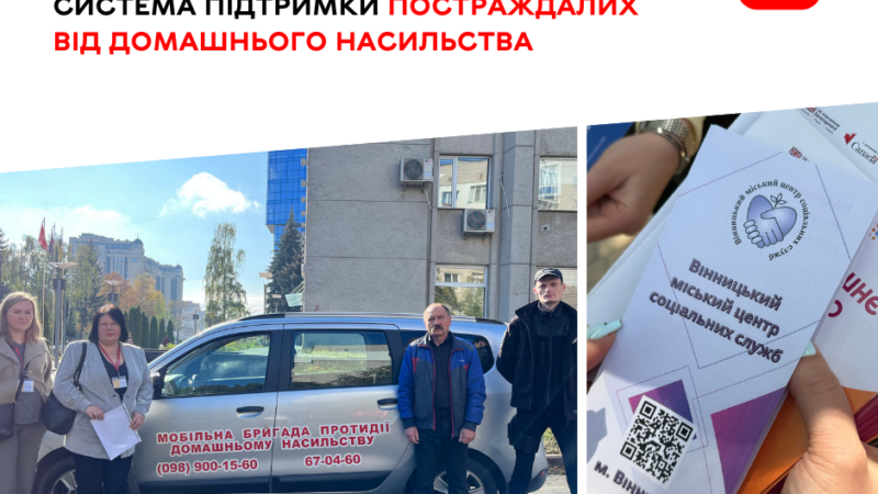 У Вінниці розповіли, як працює система допомоги постраждалим від домашнього насильства