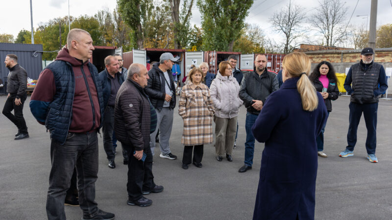 Вінницький центр управління відходами відвідали понад 30 представників громад із Кременчука, Лозової, Гнівані та Бару